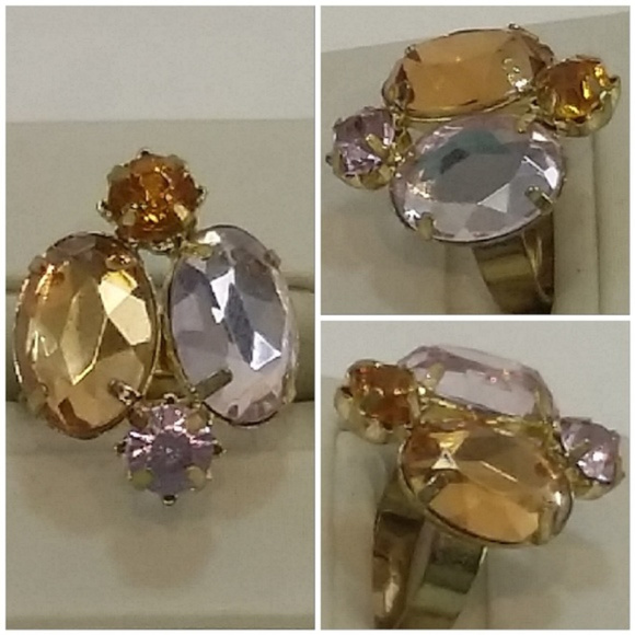 Multi Colored Stone Ring - Picture 4 of 8